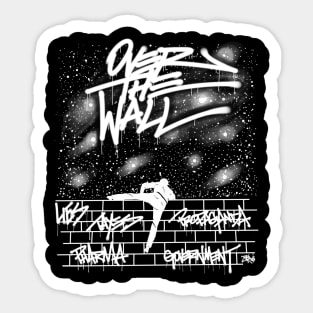 Over The Wall Sticker